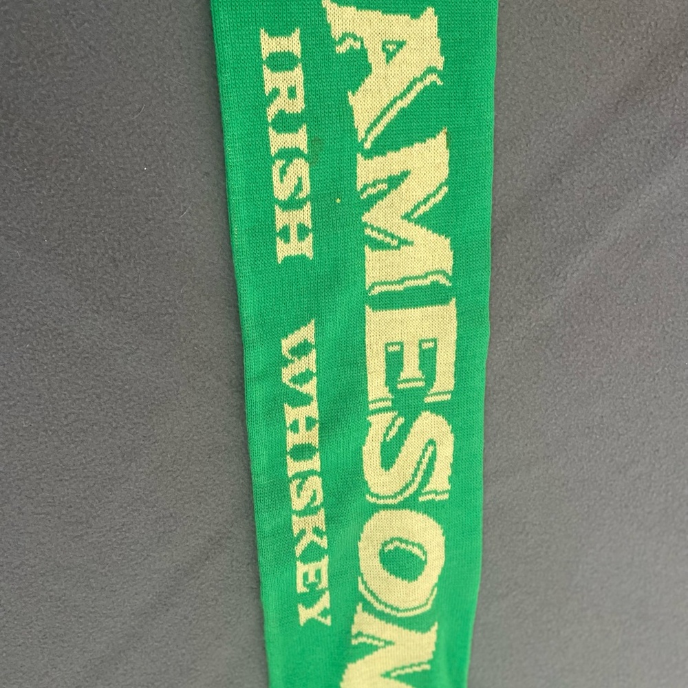 Jameson Irish Whiskey Green Scarf
